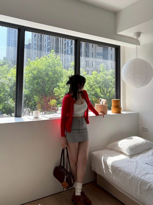 MA08 美式舒服棉短裙(M-XL) 