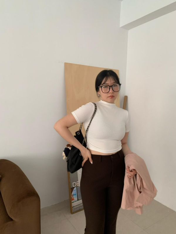 AP03 立領側抓皺上衣(4colors) 