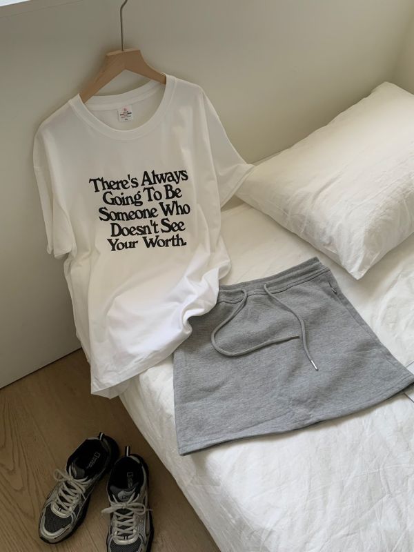 MA08 美式舒服棉短裙(M-XL) 