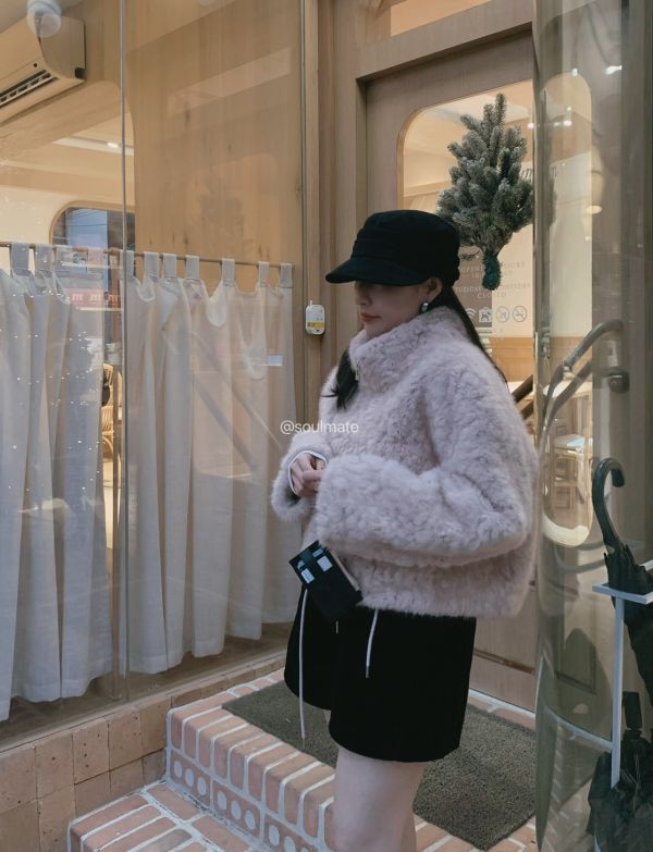 D19 (不折扣)拍照太出片啦!顯臉小麂皮絨帽(2color) 