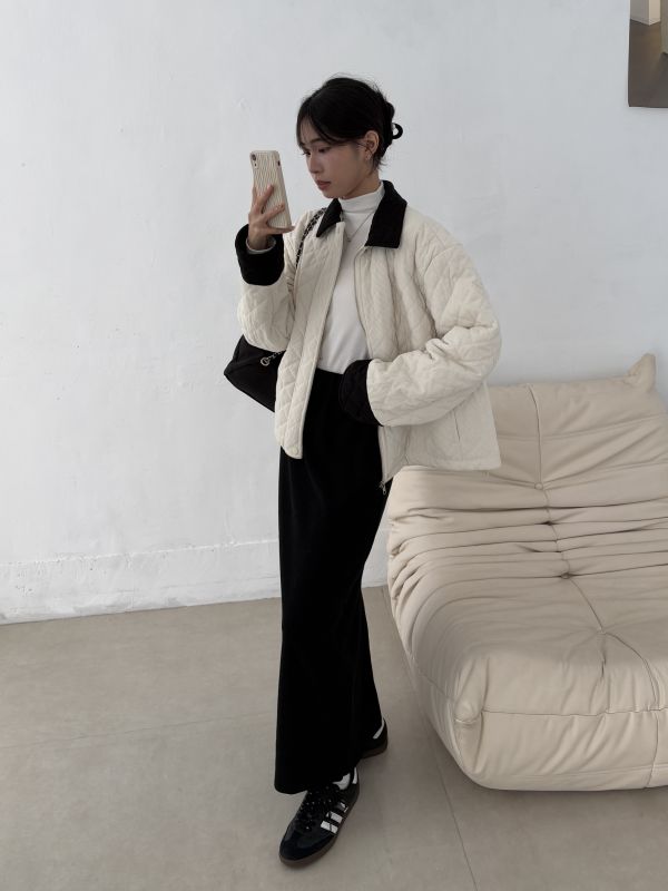 D15 (現貨)厚實針織包臀裙(2colors) 