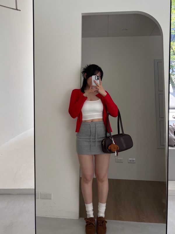 MA08 美式舒服棉短裙(M-XL) 