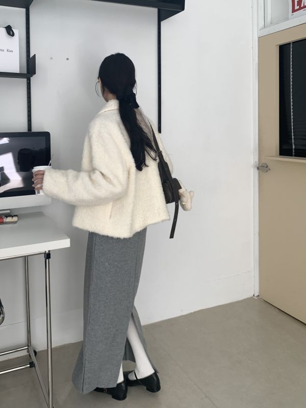 D15 (現貨)厚實針織包臀裙(2colors) 