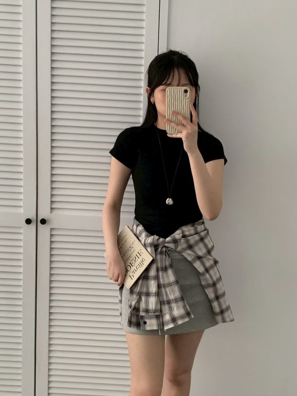 MA04 Bare tee(2colors) 