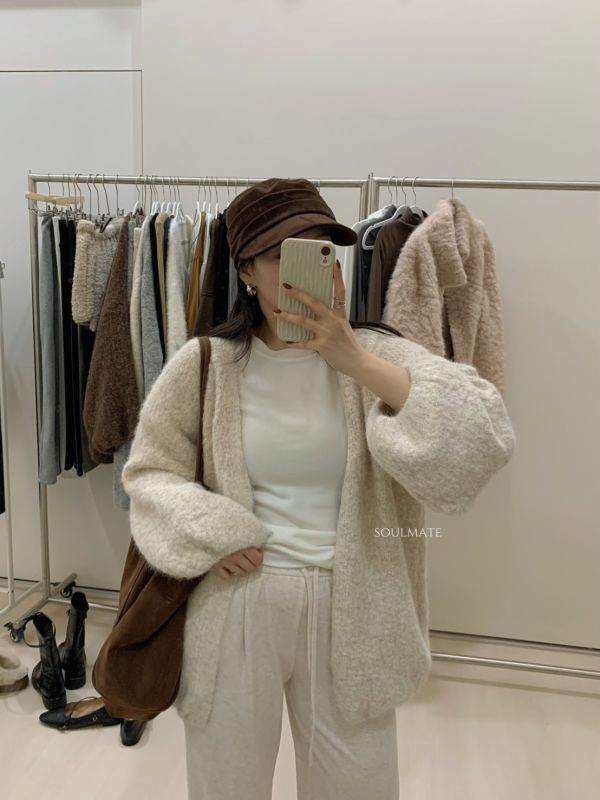 D19 (不折扣)拍照太出片啦!顯臉小麂皮絨帽(2color) 