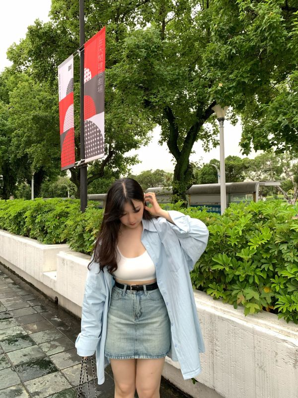 M44 復古刷色牛仔短裙 