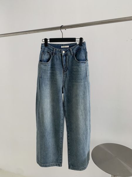 ST08 專治腿粗牛仔寬褲 