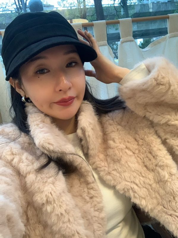 D19 (不折扣)拍照太出片啦!顯臉小麂皮絨帽(2color) 