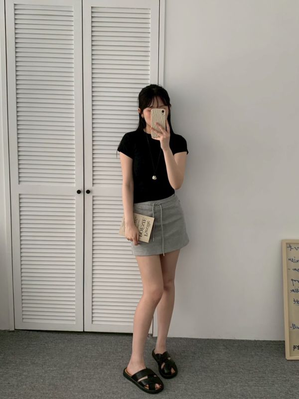 MA08 美式舒服棉短裙(M-XL) 