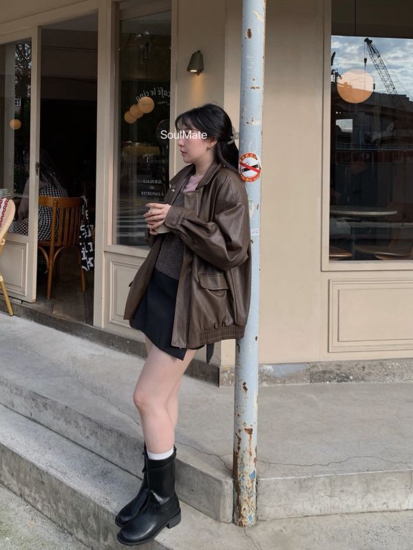 O06 (BROWN)推!!!!!!機車皮外2.0 