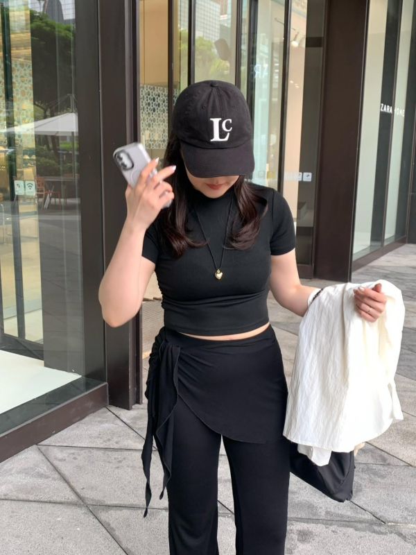 AP03 立領側抓皺上衣(4colors) 