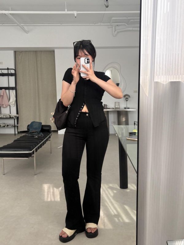 AP08 超~~彈力舒服微喇牛仔褲(S-XL) 