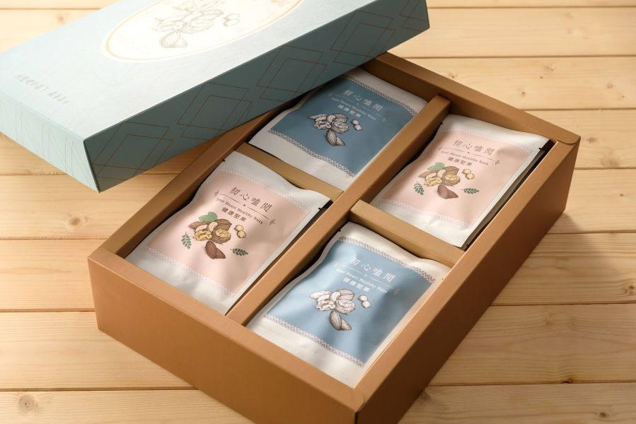 【初心大禮盒-英式風格】新年款隨手包24包 新鮮,低溫,健康,無添加.堅果,隨手包,送禮