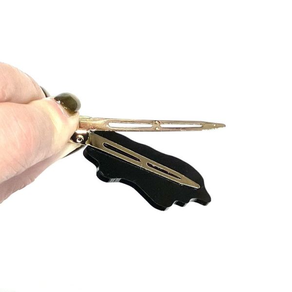 髮夾2件組-天使惡魔 