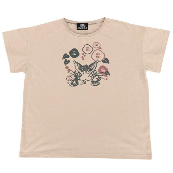 山茶花與達洋的印花T恤-M 