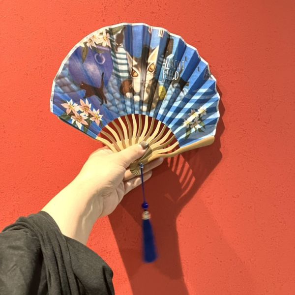 竹扇-藍色的街 