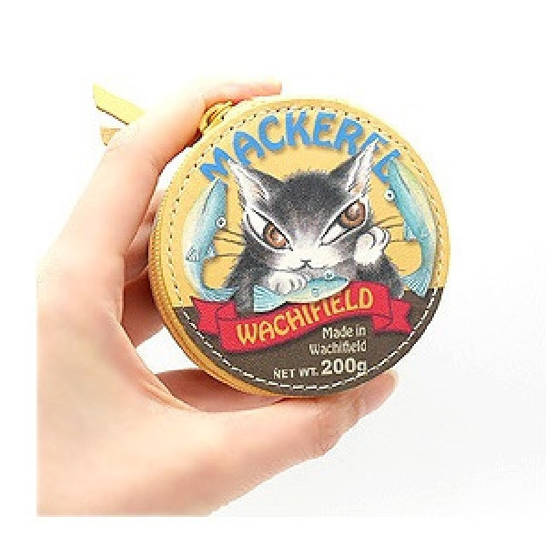 零錢包-貓罐頭-黃 