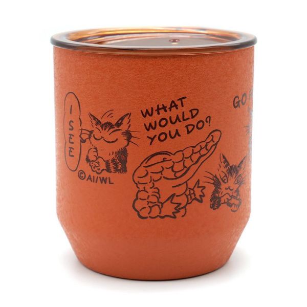 仿陶保溫茶杯-深棕 