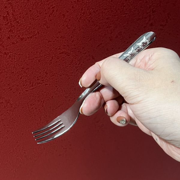 曲線不鏽鋼-甜點叉 