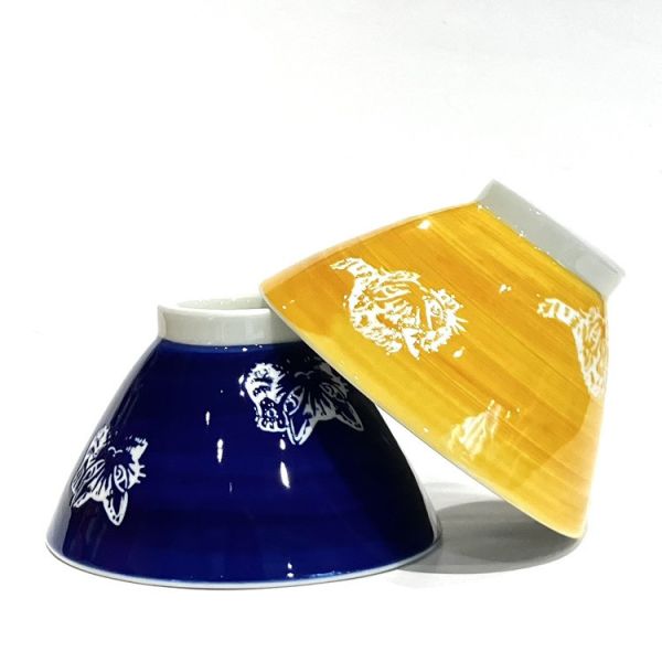 九州波佐見燒飯碗-黃色 