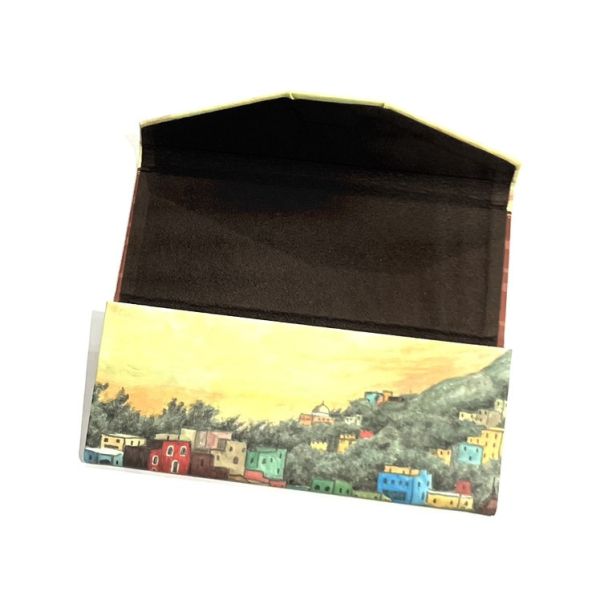 三角眼鏡盒與拭鏡布組-墨西哥 