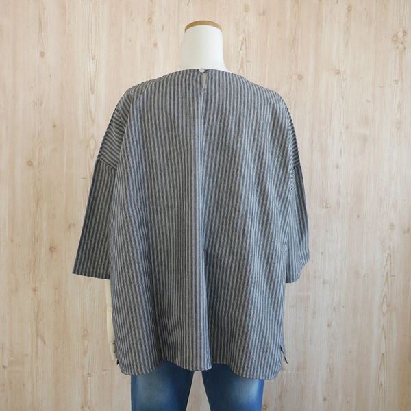 條紋休閒服-砂文字F 