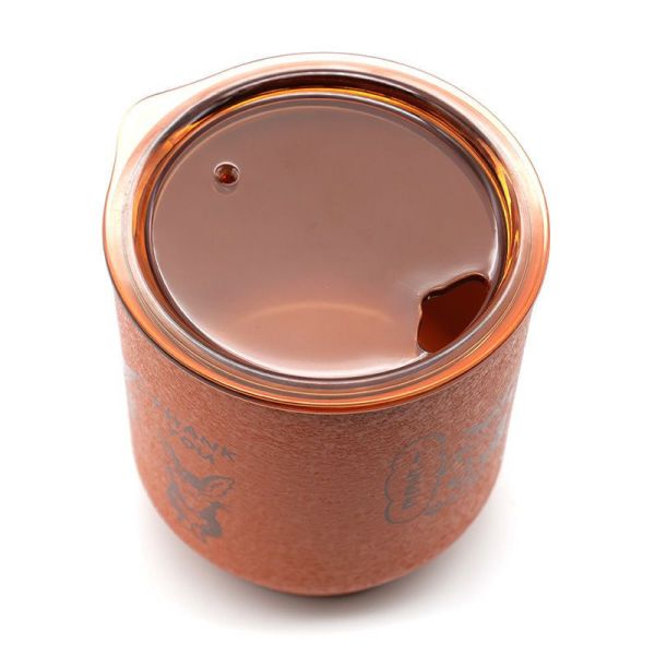 仿陶保溫茶杯-深棕 