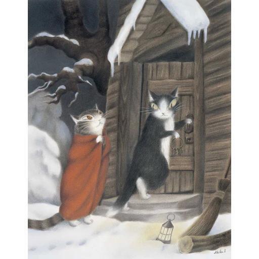 粉彩尾巴鑰匙圈-巧克力色 