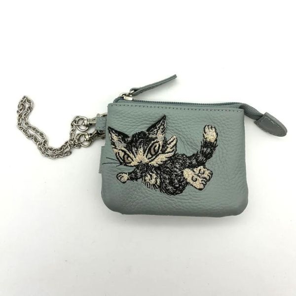 A-BABY刺繡鑰匙包 
