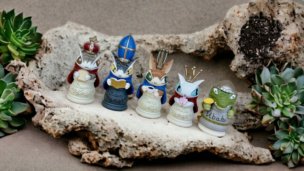 西洋棋立體公仔組(五入) 