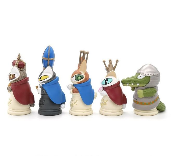 西洋棋立體公仔組(五入) 