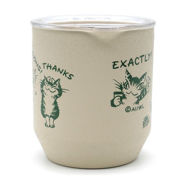 仿陶保溫茶杯-淺棕 