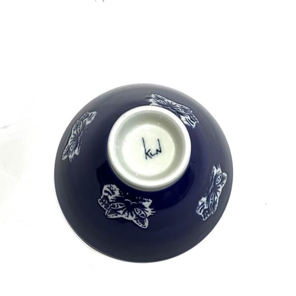 九州波佐見燒飯碗-靛藍 