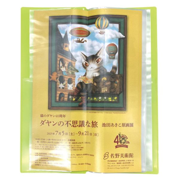 長條型A4檔案夾-黃綠色 