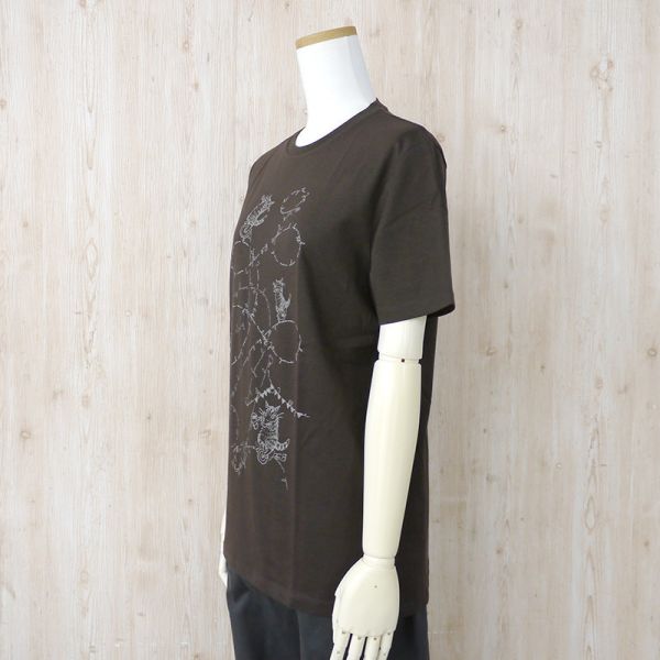 短袖T恤-獨輪車-巧克力-M 