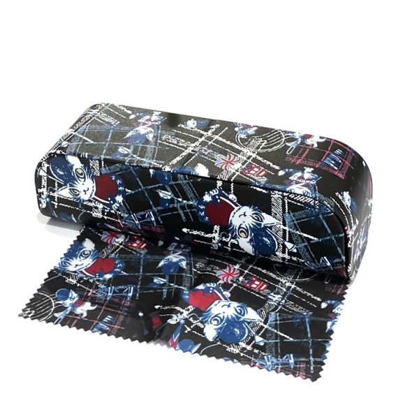 直立式眼鏡盒+拭鏡布-倫敦 