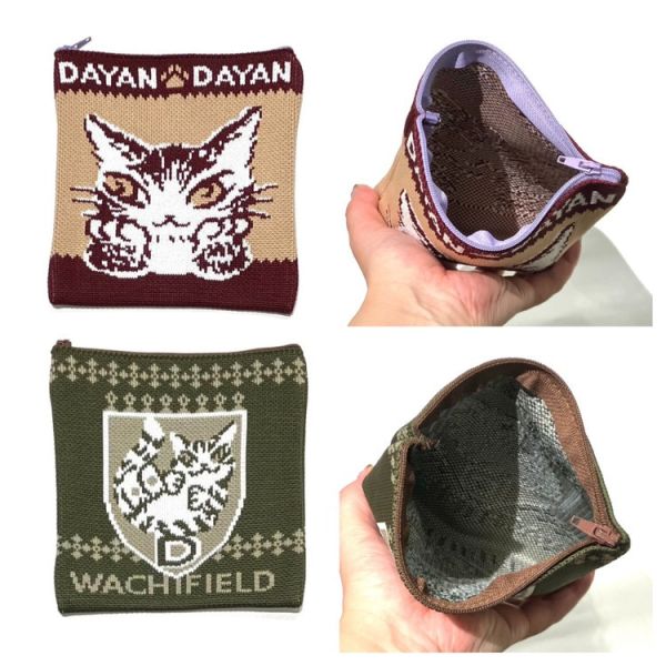 贈品-針織拉鏈包 