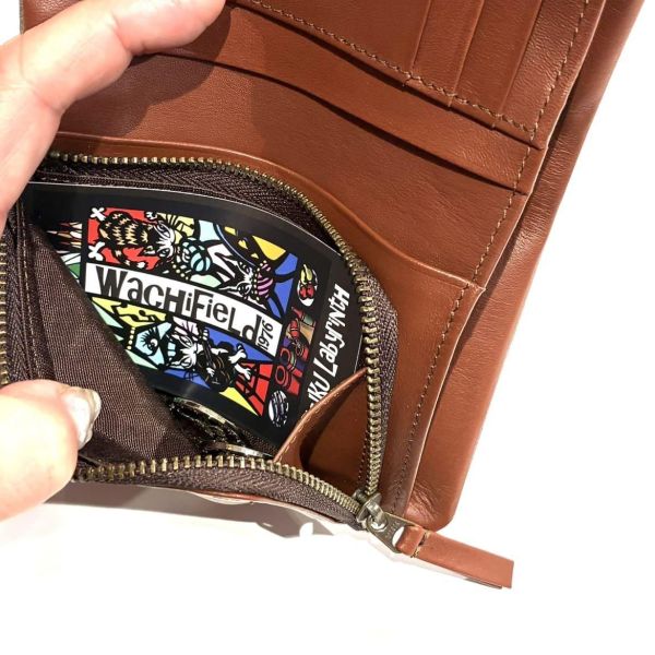 幸運牛皮對摺短夾 