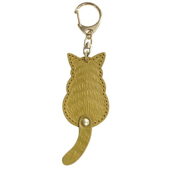 粉彩尾巴鑰匙圈-葉綠 