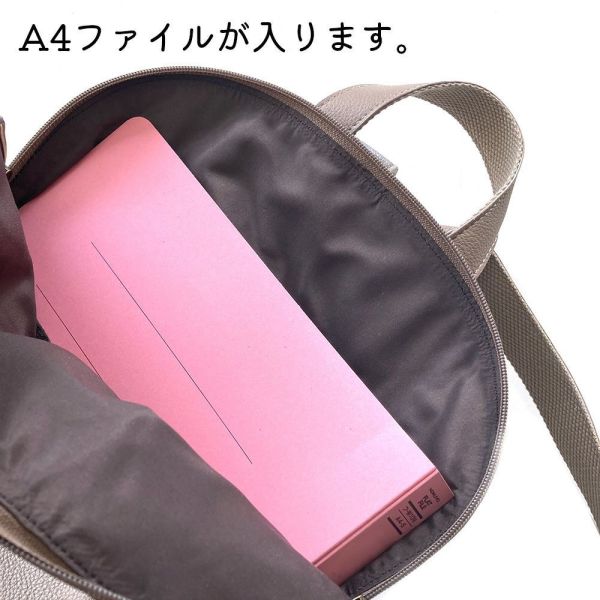 厚牛皮感後背包-黑 