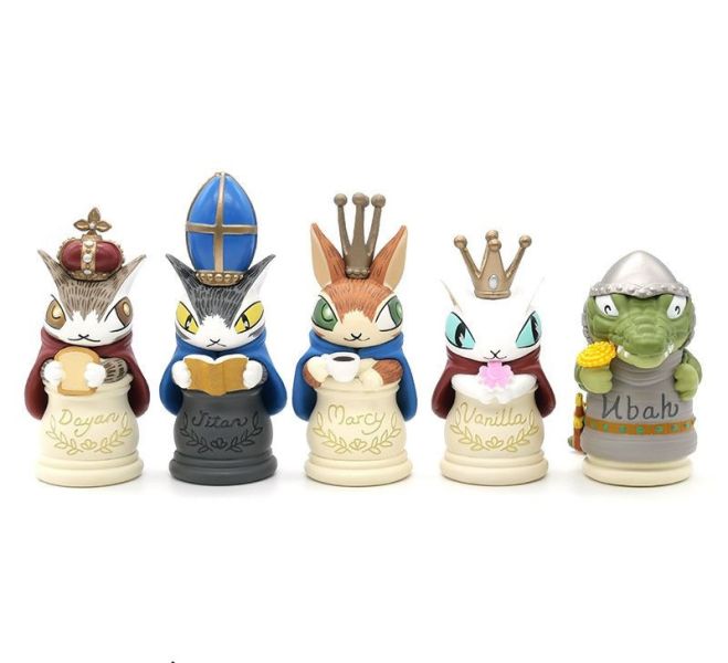 西洋棋立體公仔組(五入) 