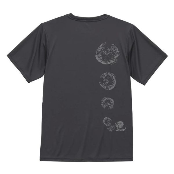 滑順乾爽T恤-L-炭黑 