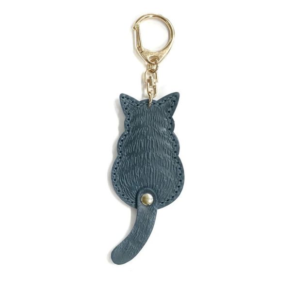 粉彩尾巴鑰匙圈-海軍藍 