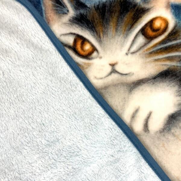 法蘭絨保暖毯-貓島 