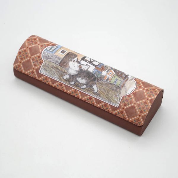 纖細型眼鏡盒(附拭鏡布)-布拉格 