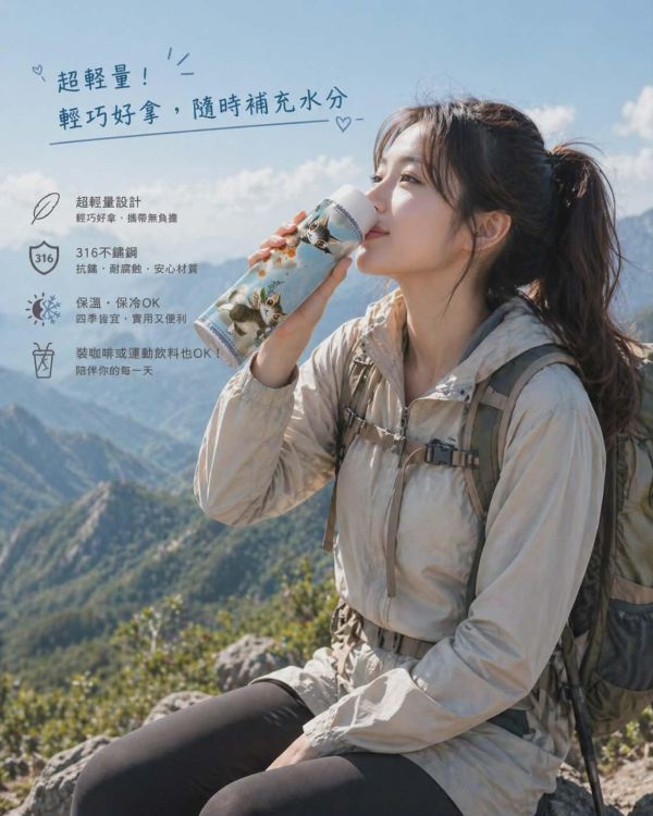 超輕量保溫瓶400ml 