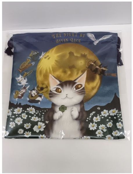 ART束口袋-滿月夜 