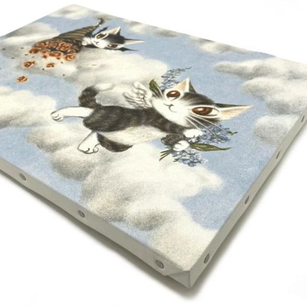 帆布畫-天使與惡魔 