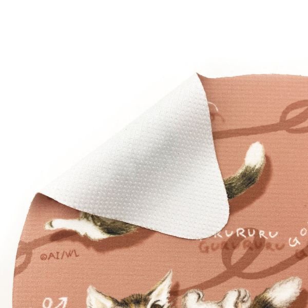 貓型2WAY拭鏡布-滾來滾去 