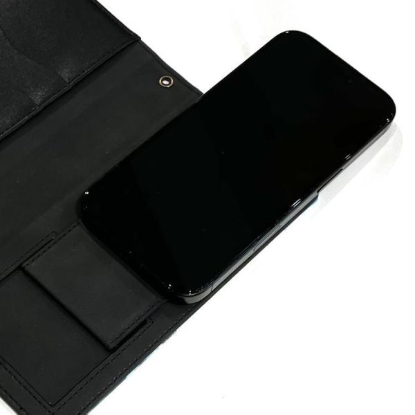 手帳型手機套-滿月夜 